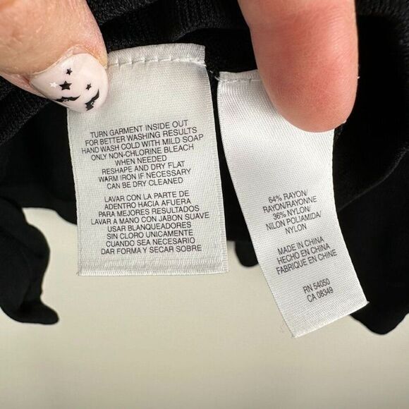 Jones New York‎ Signature Womens Black Cardigan XL Rayon/Nylon Blend - Picture 5 of 7